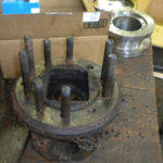 Broken Part For Fixing at Commercial Machine Service